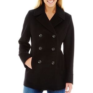 [St John's Bay] Double-Breasted Wool Pea Coat